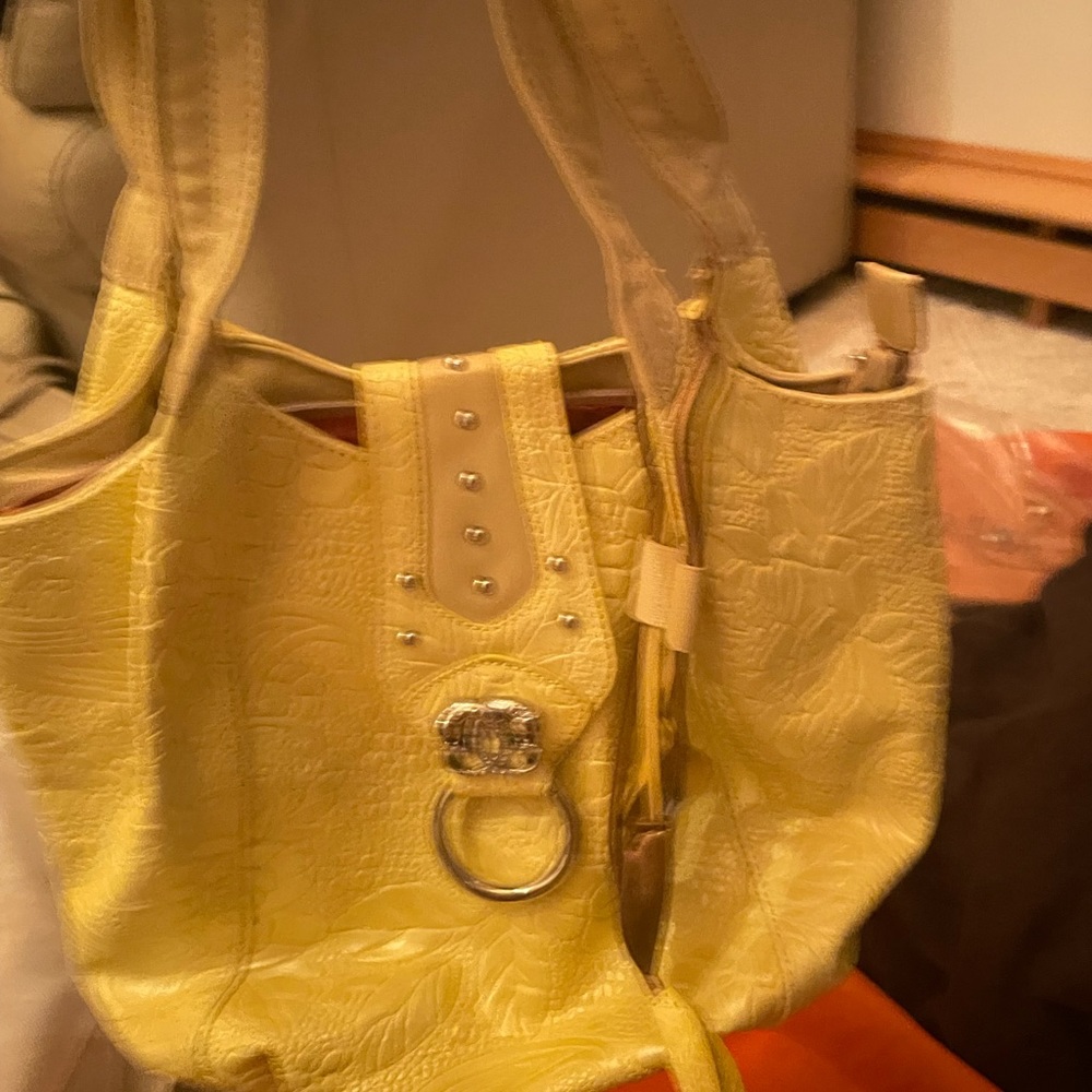 Sharif Yellow Shoulder Bag